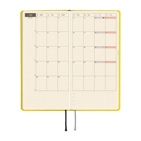 Hobonichi - Weeks MEGA Colors: Canaria Yellow - 2027 - 3 - Hobonichi Techo - Tidformera