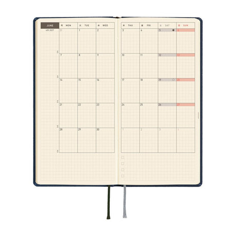 Hobonichi - Weeks MEGA Colors: Midnight Blue - 2027 - 3 - Hobonichi Techo - Tidformera