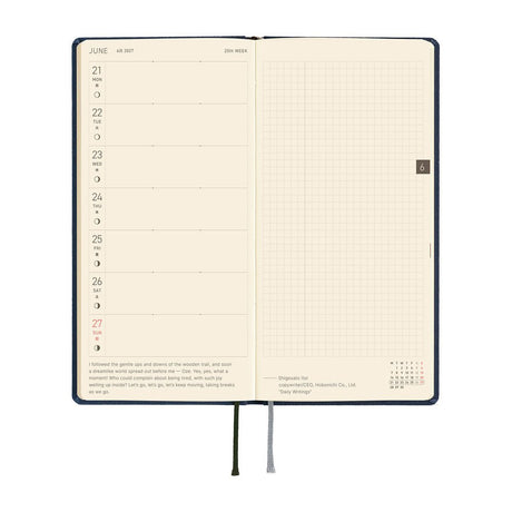 Hobonichi - Weeks MEGA Colors: Midnight Blue - 2027 - 4 - Hobonichi Techo - Tidformera