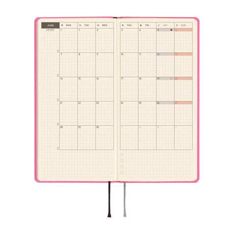 Hobonichi - Weeks MEGA Colors: Pink Sapphire - 2027 - 3 - Hobonichi Techo - Tidformera