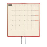 Hobonichi - Weeks MEGA Colors: Poppy Red - 2027 - 3 - Hobonichi Techo - Tidformera