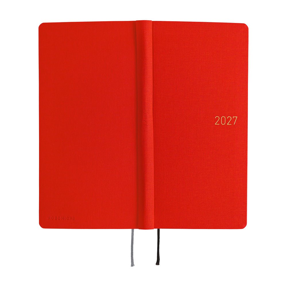 Hobonichi - Weeks MEGA Colors: Poppy Red - 2027 - 6 - Hobonichi Techo - Tidformera
