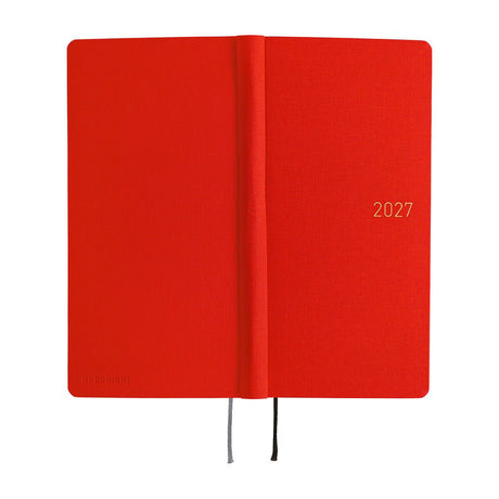Hobonichi - Weeks MEGA Colors: Poppy Red - 2027 - 6 - Hobonichi Techo - Tidformera