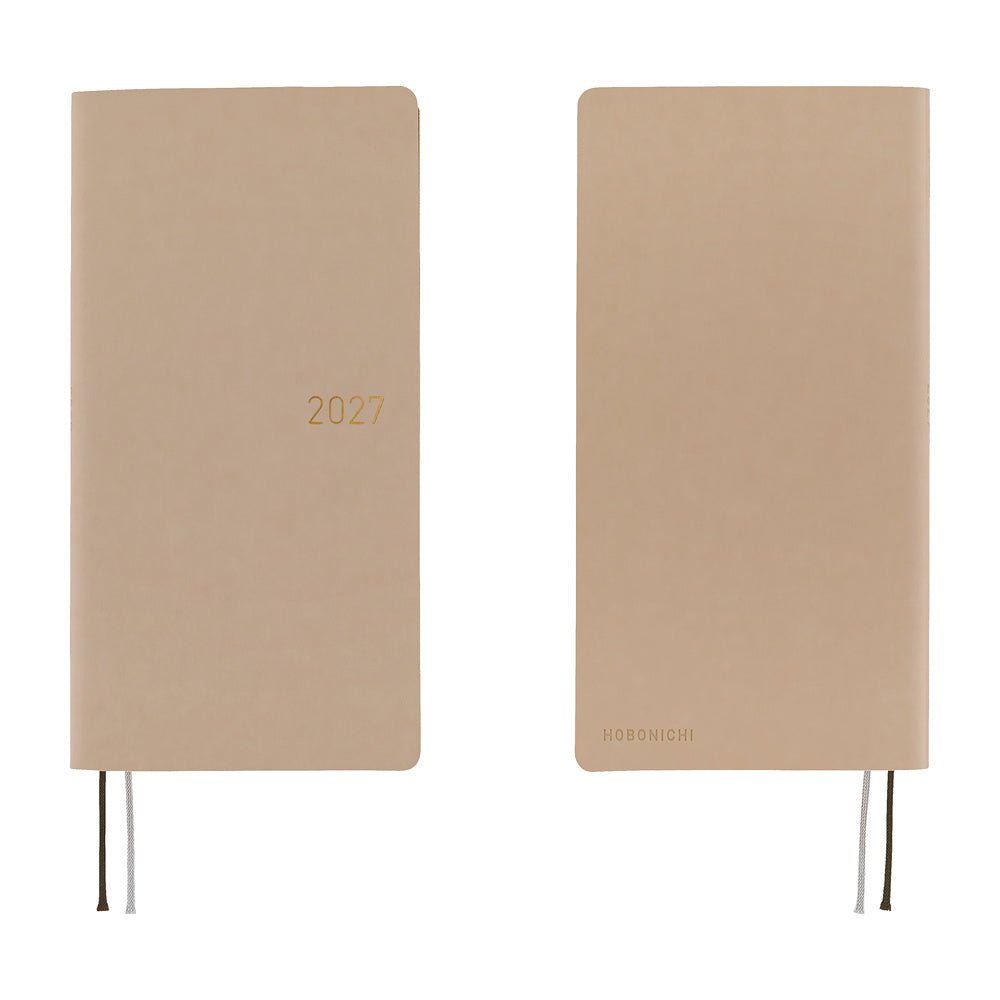 Hobonichi - Weeks Smooth: Café au Lait - 2027 - 7 - Hobonichi Techo - Tidformera