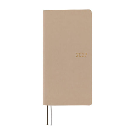 Hobonichi - Weeks Smooth: Café au Lait - 2027 - 1 - Hobonichi Techo - Tidformera