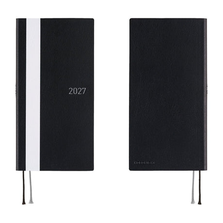 Hobonichi - Weeks White Line: Black - 2027 - 6 - Hobonichi Techo - Tidformera