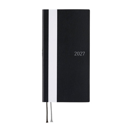 Hobonichi - Weeks White Line: Black - 2027 - 1 - Hobonichi Techo - Tidformera