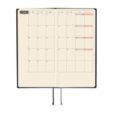 Hobonichi - Weeks White Line: Black - 2027 - 3 - Hobonichi Techo - Tidformera