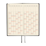 Hobonichi - Weeks White Line: Black - 2027 - 5 - Hobonichi Techo - Tidformera