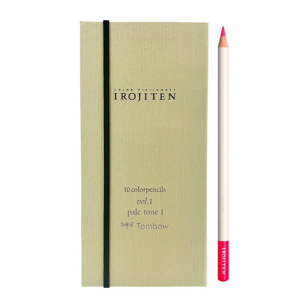 Irojiten Färgpennor 10 - pack Vol. 1 Pale tone 1 - 2 - Tombow - Tidformera