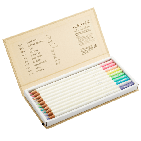 Irojiten Färgpennor 10 - pack Vol. 8 Very pale tone - 1 - Tombow - Tidformera