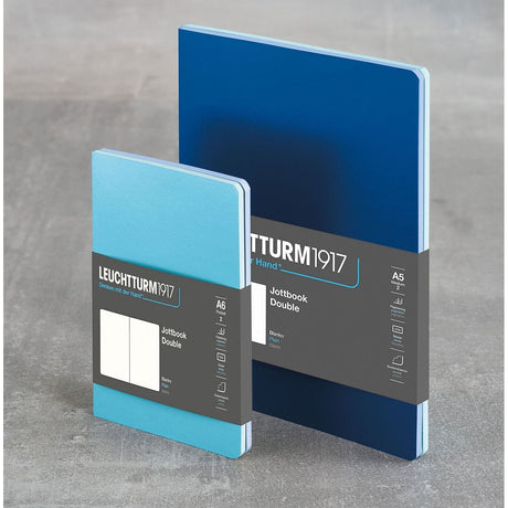Jottbook Double Skrivhäften Dotted 2 - pack A5 Lemon/Rising Sun - 3 - Leuchtturm1917 - Tidformera