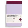 Ett vinrött och ett lila skrivhäfte - Jottbook Double Skrivhäften Dotted 2-pack A5 Lilac/Port red från Leuchtturm1917