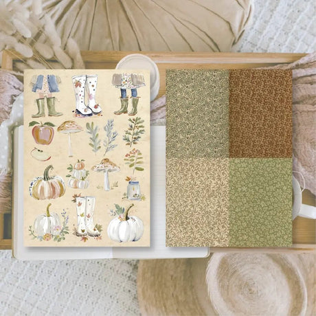 Junk Journal Book - Cozy autumn - 3 - Plan & Plot Studio - Tidformera