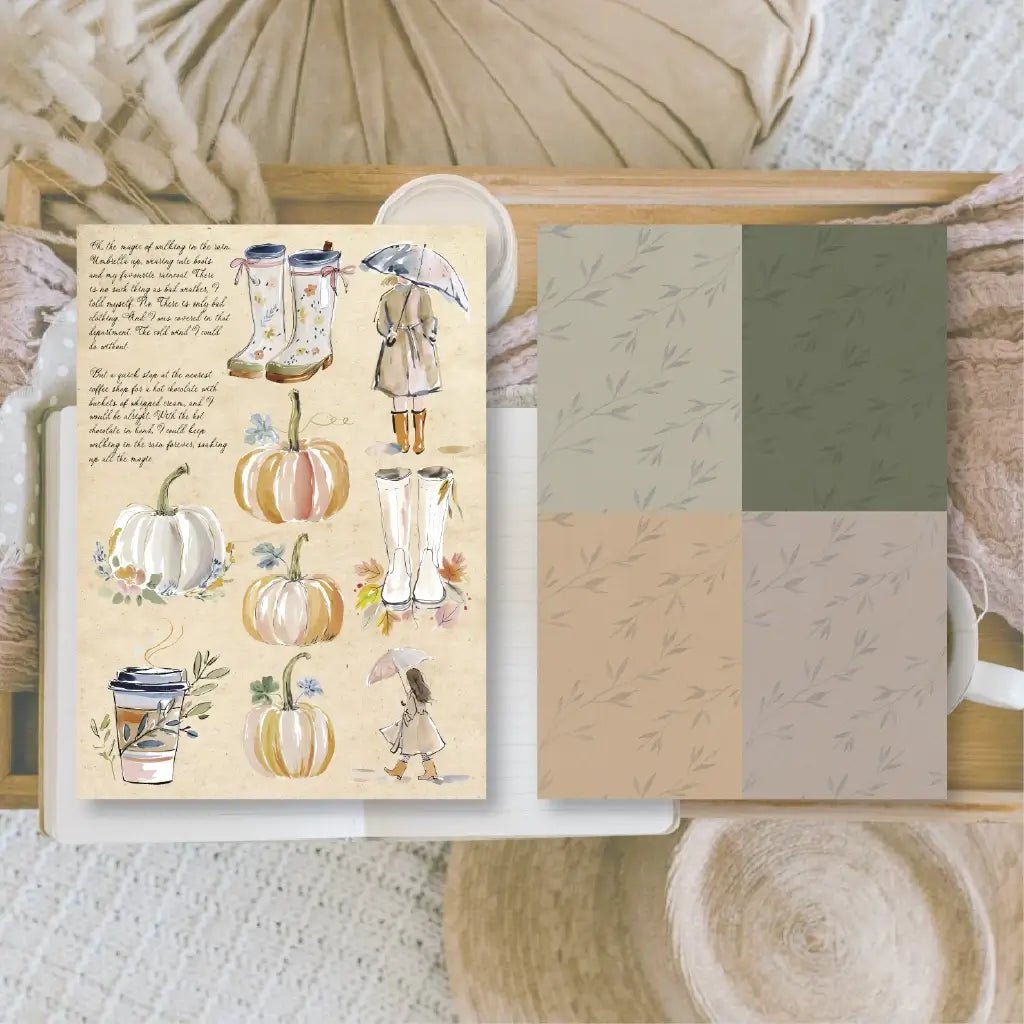 Junk Journal Book - Cozy autumn - 7 - Plan & Plot Studio - Tidformera