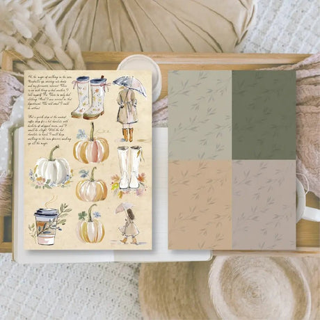 Junk Journal Book - Cozy autumn - 7 - Plan & Plot Studio - Tidformera