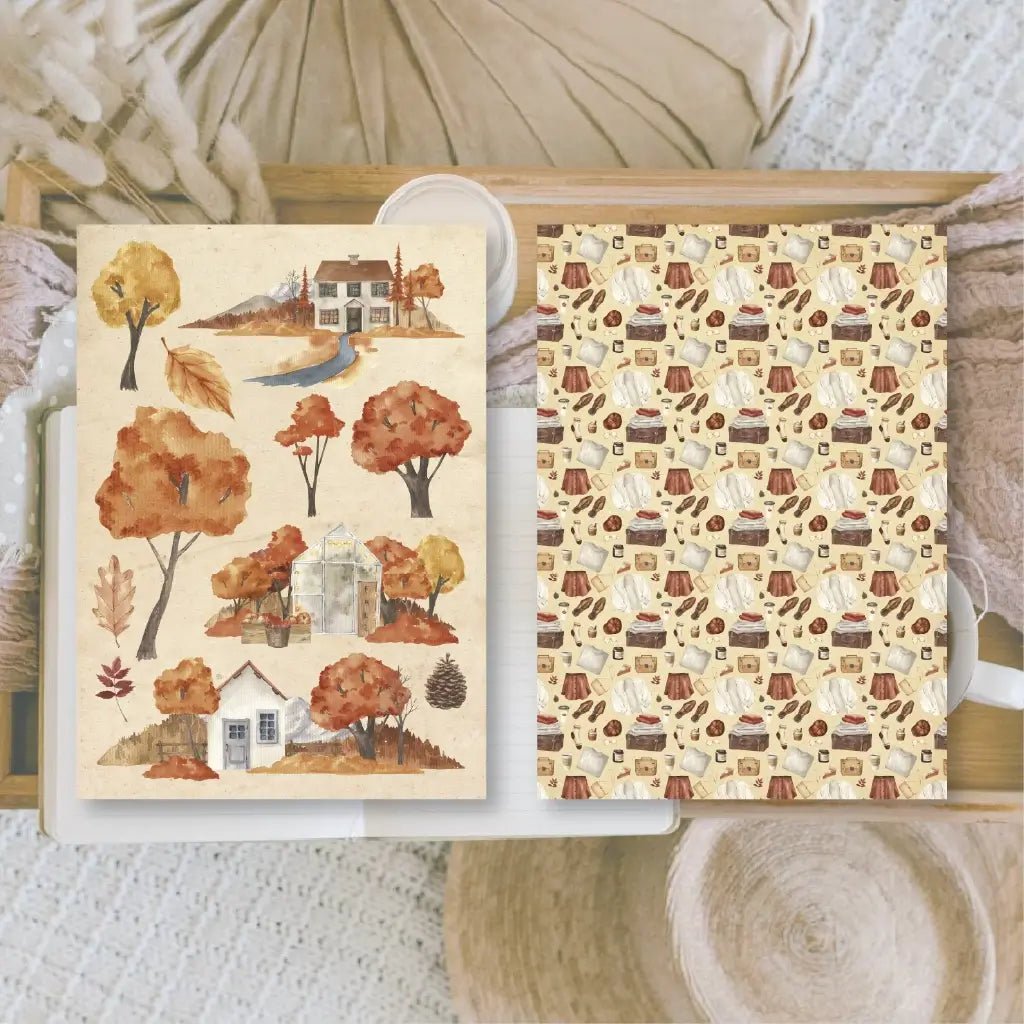Junk Journal Book - Cozy autumn - 12 - Plan & Plot Studio - Tidformera