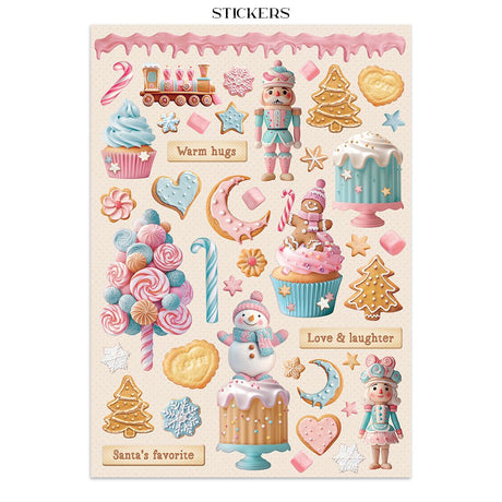 Junk Journal - Candy Christmas - 5 - Stamperia - Tidformera
