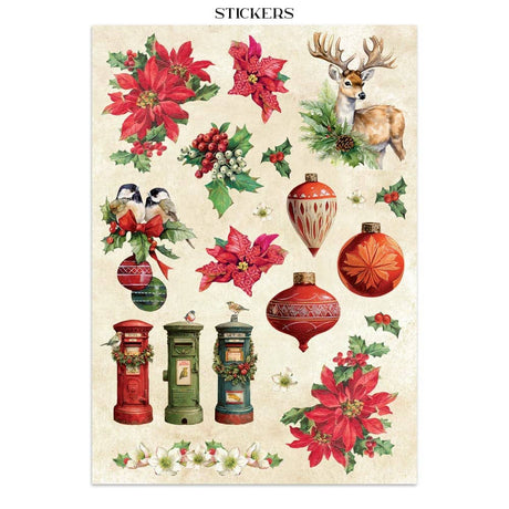 Junk Journal - Classic Christmas - 4 - Stamperia - Tidformera