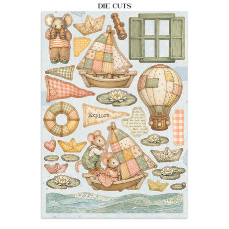 Junk Journal - Cozy Family - 7 - Stamperia - Tidformera