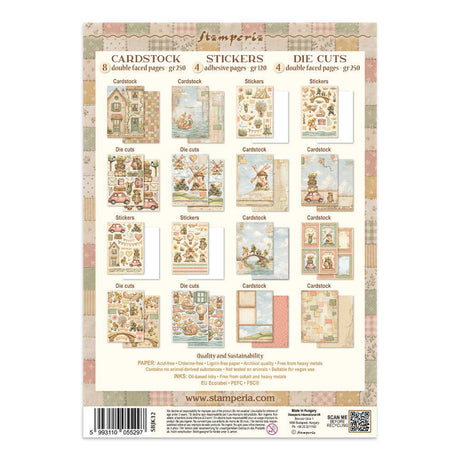 Junk Journal - Cozy Family - 20 - Stamperia - Tidformera