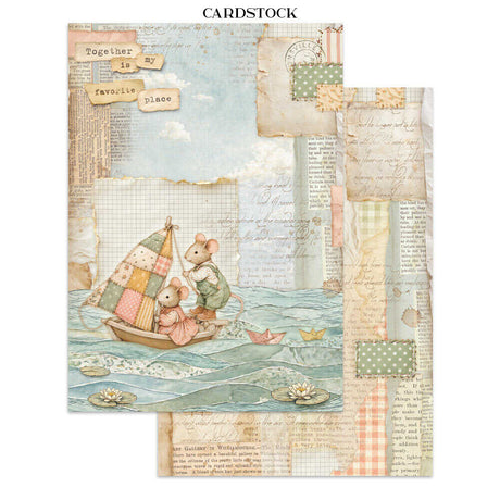 Junk Journal - Cozy Family - 13 - Stamperia - Tidformera
