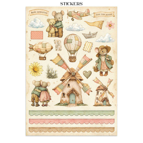 Junk Journal - Cozy Family - 3 - Stamperia - Tidformera