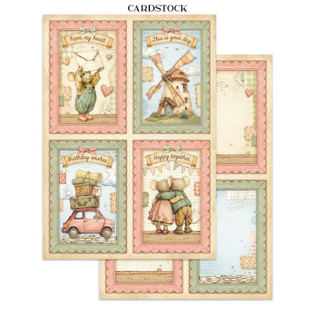 Junk Journal - Cozy Family - 5 - Stamperia - Tidformera