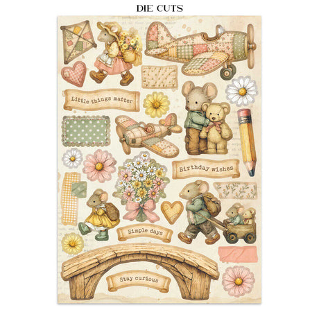 Junk Journal - Cozy Family - 6 - Stamperia - Tidformera
