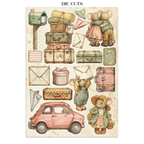 Junk Journal - Cozy Family - 16 - Stamperia - Tidformera