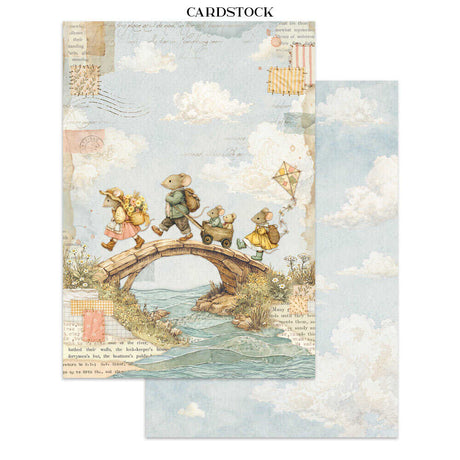 Junk Journal - Cozy Family - 4 - Stamperia - Tidformera