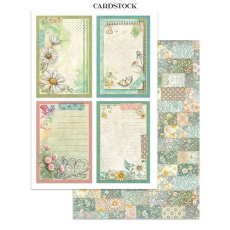 Junk Journal - Daisy Art - 5 - Stamperia - Tidformera