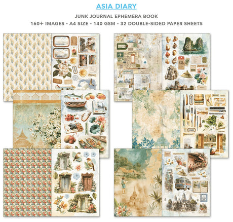 Junk Journal & Ephemera book - Asia Diary - 4 - Ciao Bella - Tidformera