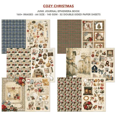 Junk Journal & Ephemera book - Cozy Christmas - 3 - Ciao Bella - Tidformera