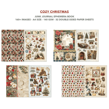 Junk Journal & Ephemera book - Cozy Christmas - 4 - Ciao Bella - Tidformera