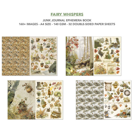 Junk Journal & Ephemera book - Fairy Whispers - 4 - Ciao Bella - Tidformera