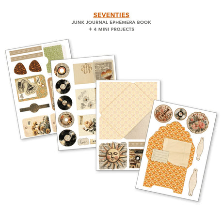 Junk Journal & Ephemera book - Seventies - 5 - Ciao Bella - Tidformera
