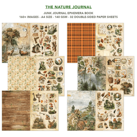 Junk Journal & Ephemera book - The Nature Journal - 3 - Ciao Bella - Tidformera