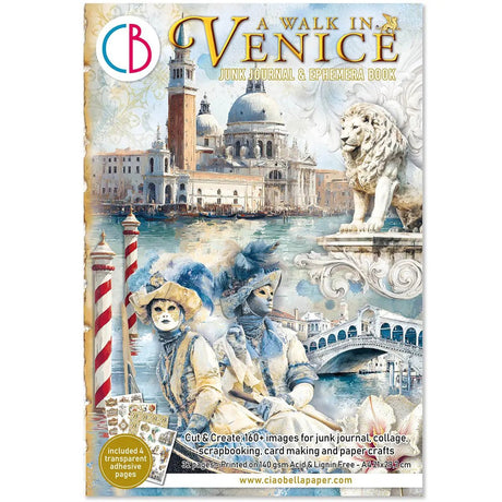 Junk Journal & Ephemera book - Venice Dream - 1 - Ciao Bella - Tidformera