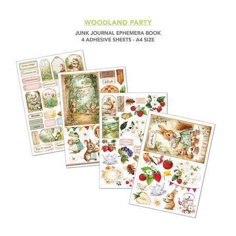 Junk Journal & Ephemera book - Woodland Party - 6 - Ciao Bella - Tidformera