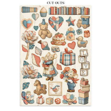 Junk Journal - Family - 14 - Stamperia - Tidformera