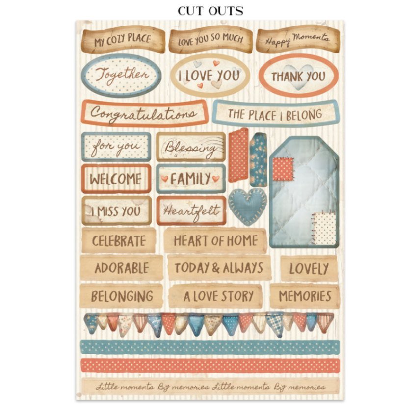 Junk Journal - Family - 13 - Stamperia - Tidformera