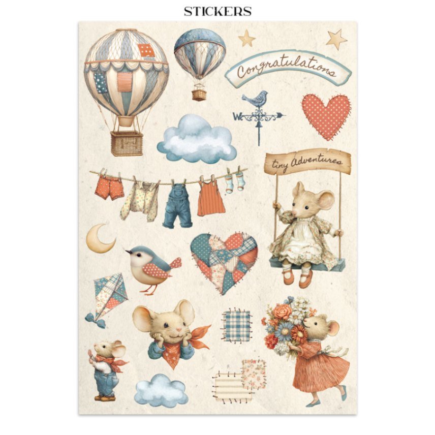 Junk Journal - Family - 12 - Stamperia - Tidformera