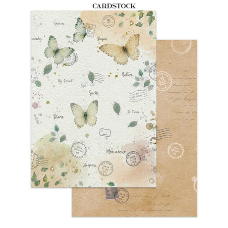 Junk Journal - Flowers and Poems - 12 - Stamperia - Tidformera