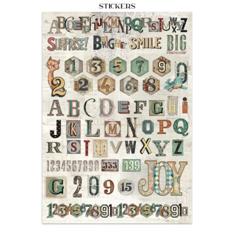 Junk Journal - Furry Friends - 11 - Stamperia - Tidformera