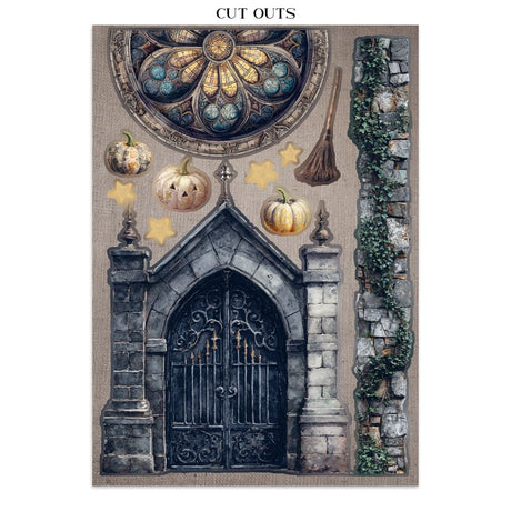 Junk Journal - Halloween - 17 - Stamperia - Tidformera