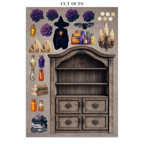 Junk Journal - Halloween - 9 - Stamperia - Tidformera