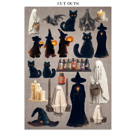 Junk Journal - Halloween - 8 - Stamperia - Tidformera