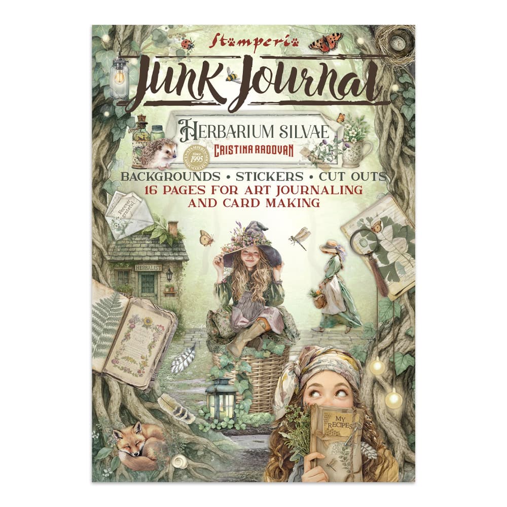 Junk Journal - Herbarium Silvae - 1 - Stamperia - Tidformera