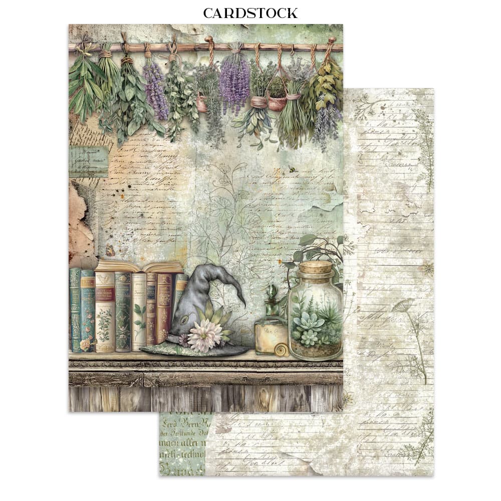 Junk Journal - Herbarium Silvae - 2 - Stamperia - Tidformera